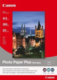 Бумага Canon A3 Semi-Gloss Photo Paper Plus SG-201, 20 л. (1686B026) от производителя Canon