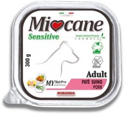 Корм Morando Miocane Sensitive Monoprotein Prosciutto влажный с прошутто для взрослых собак 300 гр (8007520083218) от производителя Morando
