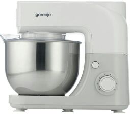 Кухонна машина Gorenje 800Вт, чаша-метал, корпус-метал, насадок-3, білий
