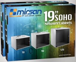 Шкаф MIRSAN 19", 9U, SOHO, 535x300 мм, серый (MR.SOH09U30DE.02) от производителя MIRSAN