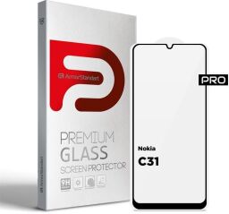 Защитное стекло Armorstandart Pro для Nokia C31 Black (ARM64946) от производителя ArmorStandart