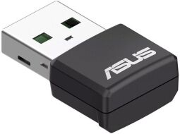 WiFi-адаптер ASUS USB-AX55 nano AX1800 USB 3.0 WPA3 MU-MIMO OFDMA (90IG06X0-MO0B00) від виробника Asus