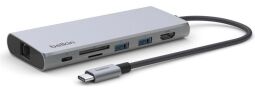 Адаптер Belkin USB-C 7в1 Ethernet Multiport Dock (INC009BTSGY) від виробника Belkin