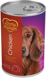 Вологий корм для дорослих собак з куркою Lovely Hunter Adult with Chicken 400 г (LHU45622) від виробника Lovely Hunter