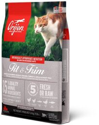 Корм Orijen Fit & Trim сухой для взрослых кошек с избыточным весом 5.4 кг (0064992284541) от производителя Orijen