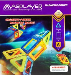 Конструктор Magplayer магнитный набор 20 эл. (MPA-20) от производителя Magplayer