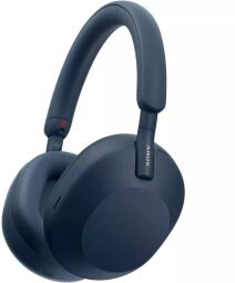 Навушники Over-ear Sony WH-1000XM5 BT 5.2, ANC, Hi-Res, AAC, LDAC, Wireless, Mic, Синій