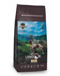 Сухий корм Landor (Ландор) Аdult ALL Вreed LAMB & RICE 3кг для дорослих собак з ягням та рисом (8433022859790) від виробника LANDOR