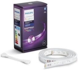 Лента светодиодная умная Philips Hue Plus, 0.5W(20Вт), 2000K-6500K, RGB, ZigBee, дым, удлинитель, 1м (929002269201) от производителя Philips Hue