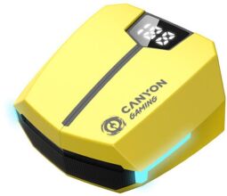 Bluetooth-гарнитура Canyon Doublebee GTWS-2 Gaming Yellow (CND-GTWS2Y) от производителя Canyon