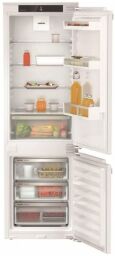 Холодильник Liebherr вбудований з нижн. мороз., 177x55.9х54.6, холод.відд.-182л, мороз.відд.-80л, 2дв., A+, ST, диспл внутр., білий