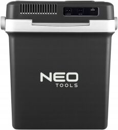 Холодильник мобільний Neo Tools, 2в1, 26л, 230/12В, підігрів 55Вт, охолодження 60Вт, електронна панель, USB-порт, 3.8кг