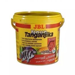 Корм для риб JBL NovoTanganjika 5,5л/950 г (основний, у формі пластівців для хижих цихлід)