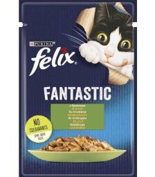 Влажный корм для взрослых кошек Purina Felix Fantastic с кроликом в желе 13 шт по 85 г от производителя Felix