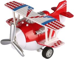 Літак металевий інерційний Same Toy Aircraft червоний