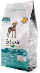 Сухий корм Schesir Dog Large Puppy монопротеїновий з куркою для цуценят великих порід 12 кг (8005852163004) від виробника Schesir