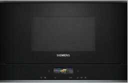 Микроволновая печь Siemens встроенная, 21л, электр. управл., 900Вт, гриль, дисплей, черный (BE732R1B1) от производителя Siemens