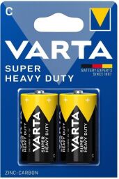 Батарейка VARTA Super Heavy Duty угольно-цинковая C BLI 2 блистер, 2 шт. (02014101412) от производителя Varta