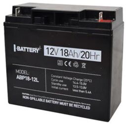 Аккумуляторная батарея I-Battery ABP18-12L 12V 18AH (ABP18-12L) AGM от производителя I-Battery