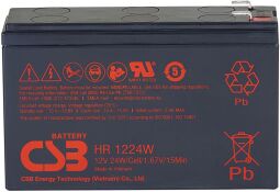 Акумуляторна батарея CSB 12V 6.5AH (C) AGM (HR1224W) від виробника CSB