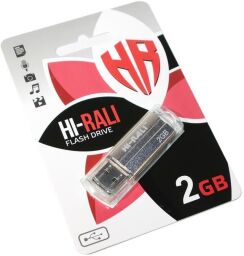 Флеш-накопичувач USB 2GB Hi-Rali Corsair Series Silver (HI-2GBCORSL) від виробника Hi-Rali
