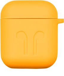 Чохол 2Е для Apple AirPods, Pure Color Silicone Imprint (1.5mm), Yellow
