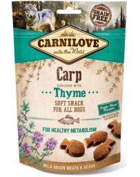 Ласощі для собак Carnilove Dog Semi Moist Carp with Thyme (короп і чебрець) 200 г (111374/7335) від виробника Carnilove