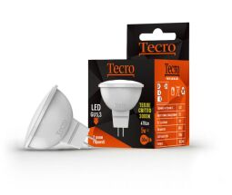 Лампа светодиодная Tecro 5W GU5.3 3000K (T-MR16-5W-3K-GU5,3) от производителя Tecro