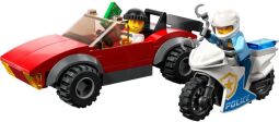 Конструктор LEGO City Переслідування автомобіля на поліцейському мотоциклі (60392) від виробника Lego