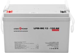 Аккумуляторная батарея LogicPower 12V 120AH (LPM-MG 12 - 120 AH) AGM мультигель (LP3876) от производителя LogicPower