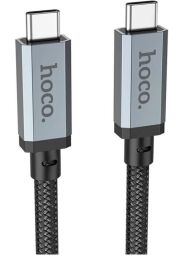Кабель Hoco US05 USB Type-C - USB Type-C (40Gbps), USB4, 100W, 2 м, Black (US052B) від виробника Hoco