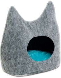 Будинок-лежак для котів Pet Fashion "Dream" 44 x 28 x 45 см сірий