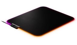 Игровая поверхность SteelSeries QcK Prism Cloth RGB M (900x300x4мм), черный (63825_SS) от производителя SteelSeries