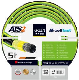 Шланг садовий Cellfast GREEN ATS, 1/2", 50м, 5 шарів, до 30 Бар, -20…+60°C (15-101) від виробника Cellfast