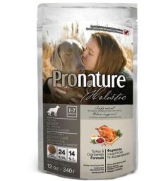 Pronature Holistic Dog Turkey&Cranberries ПРОНАТЮР ХОЛістиК ІНДІЯ З КЛЮКВИЙ сухий холістик корм для собак (SPПРХСВИК340) від виробника Pronature Holistic