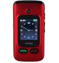 Мобильный телефон Sigma mobile Comfort 50 Shell Duo Type-C Dual Sim Red/Black (4827798212516) от производителя Sigma mobile