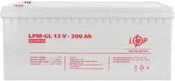 Акумуляторна батарея LogicPower 12V 200AH (LPM-GL 12 - 200 AH) GEL (LP4156) від виробника LogicPower