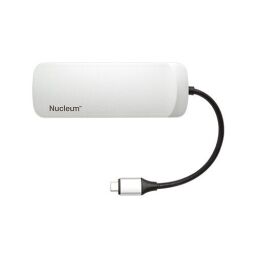 Хаб Kingston Nucleum USB Type-C: USB 3.0/HDMI/SD/microSD/Power Pass through/Type-C ports (C-HUBC1-SR-EN) від виробника Kingston