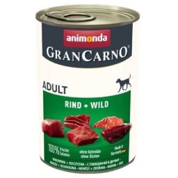 Консерва Animonda GranCarno Adult Beef+ Game для собак, с говядиной и дичью - 400(г) от производителя Animonda
