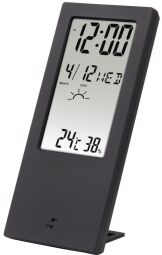 Термометр/гігрометр HAMA TH-140, з індикатором погоди, black