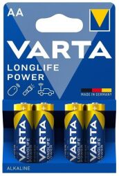 Батарейка VARTA LONGLIFE POWER щелочная AA блистер, 4 шт. (04906121414) от производителя Varta