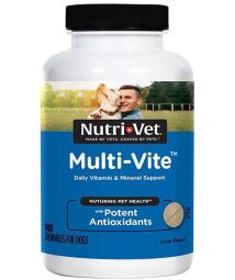 Вітаміни для зміцнення імунітету у собак Nutri-Vet Multi-Vite 180 табл (0669125935293) від виробника Nutri-Vet