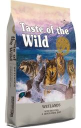 Сухий корм для дорослих собак Taste of the Wild Wetlands Canine з качкою/перепелами 5,6 кг 9746-HT77p 301223 від виробника Taste of the Wild