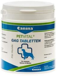 Вітаміни Canina PETVITAL GAG з глюкозаміном для покращення стану зв'язок у собак 600 табл