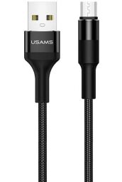 Кабель Usams US-SJ224 USB - micro USB, 1.2 м, Black (SJ224USB01) від виробника Usams