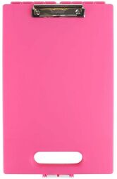 Папка-кейс Dexas Clipcase-1 А4 з ручкою 40x25,5 рожевий 1717-J225 (1717-J1LE)