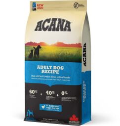 Корм Acana Adult Dog Recipe сухий з м'ясом і рибою для собак будь-якого віку 17 кг