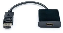 Перехідник Atcom DisplayPort - HDMI (M/F), 0.1 м, Black (16852)