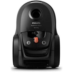 Пилосос Philips мішковий Performer Silent, 650Вт, 4л, НЕРА13, турбощітка, чорний
