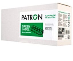 Картридж Patron (PN-36A/713GL) HP LJ P1505/M1120/M1522/Canon LBP 3250/3150/3050/3108 Black (CB436A/Canon 713) Green Label